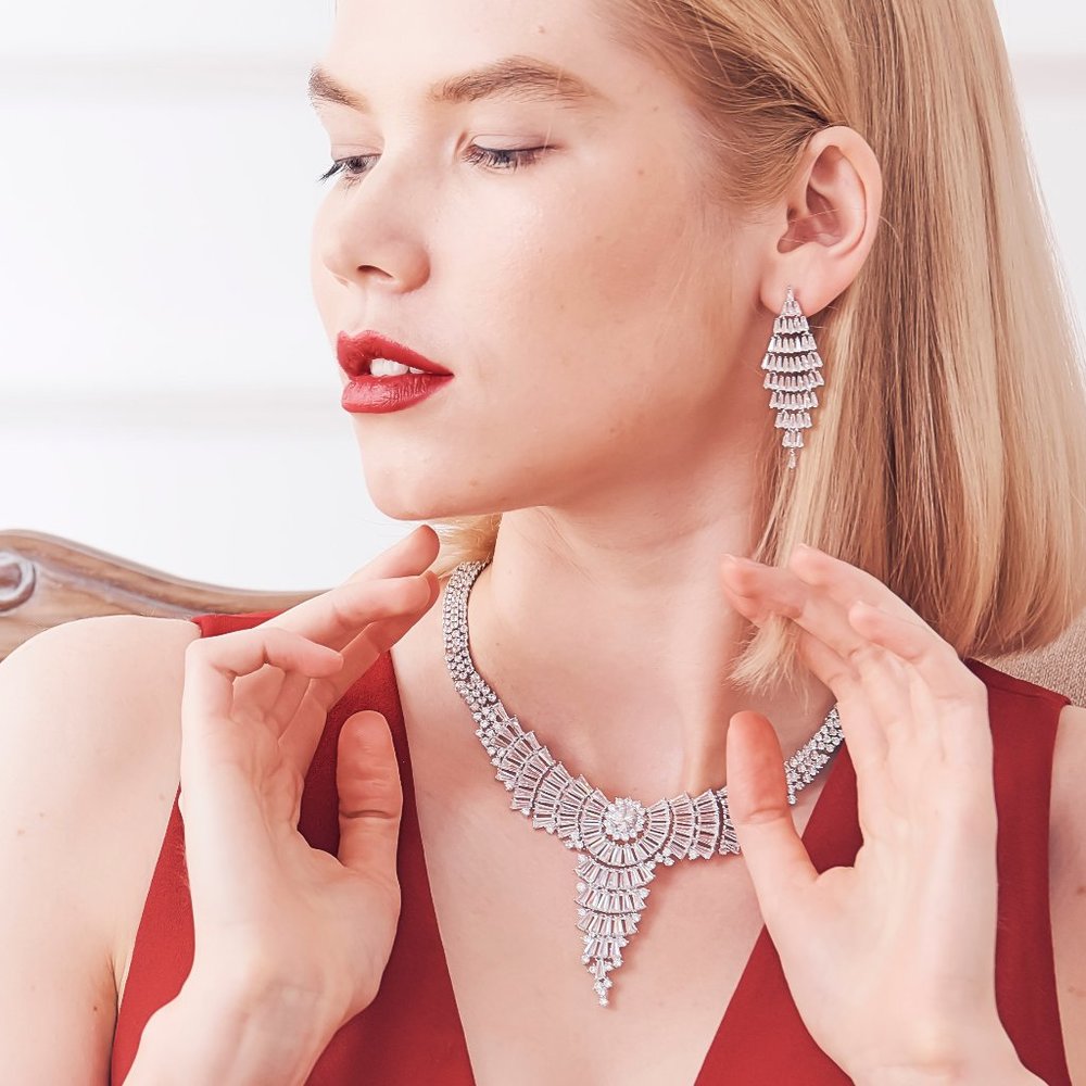 Stunning Diamonelle Dangle Earring
